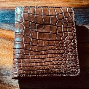 Genuine Croc Leather Wallet